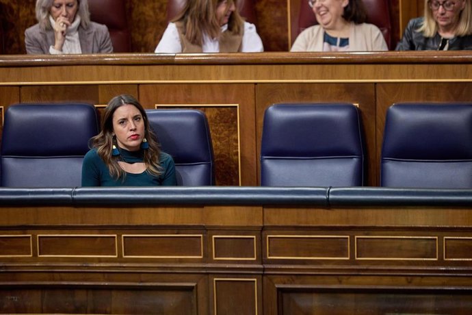 La ministra de Igualdad, Irene Montero