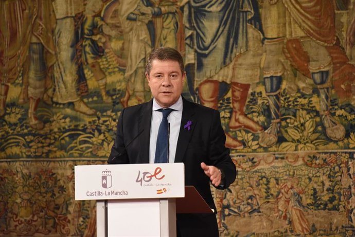 El presidente de Castilla-La Mancha, Emiliano García-Page.