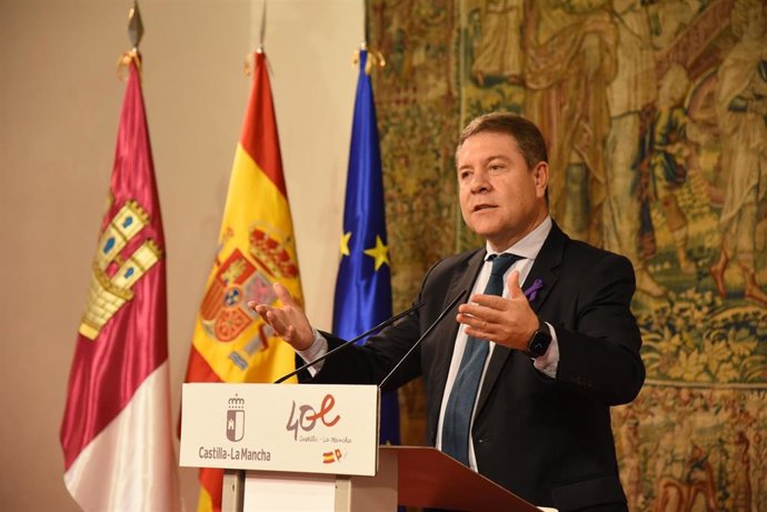 El presidente de Castilla-La Mancha, Emiliano García-Page.