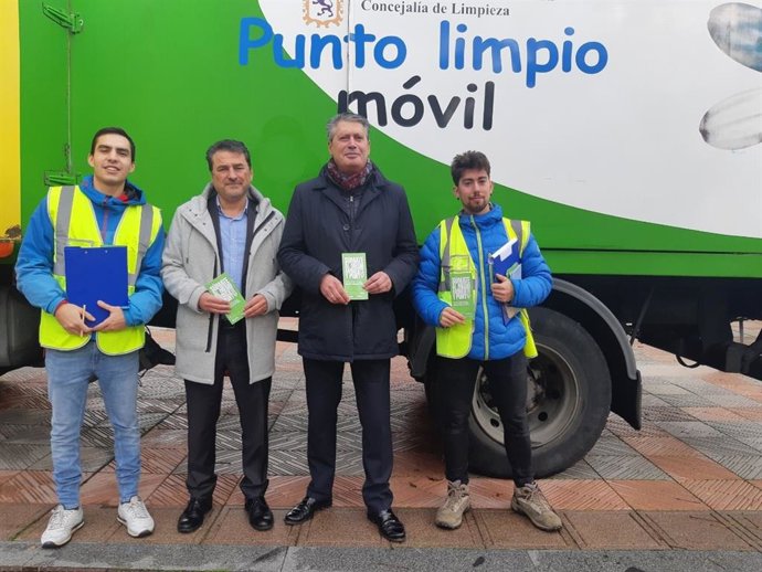 El Ayuntamiento de León fomenta la recogida de residuos electrónicos .