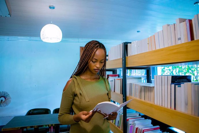 Archivo - Una librería impulsada por China en la capital de Ruanda, Kigali