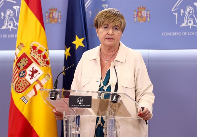 Archivo - La secretria general del PSOE al Congrés, Isaura Leal