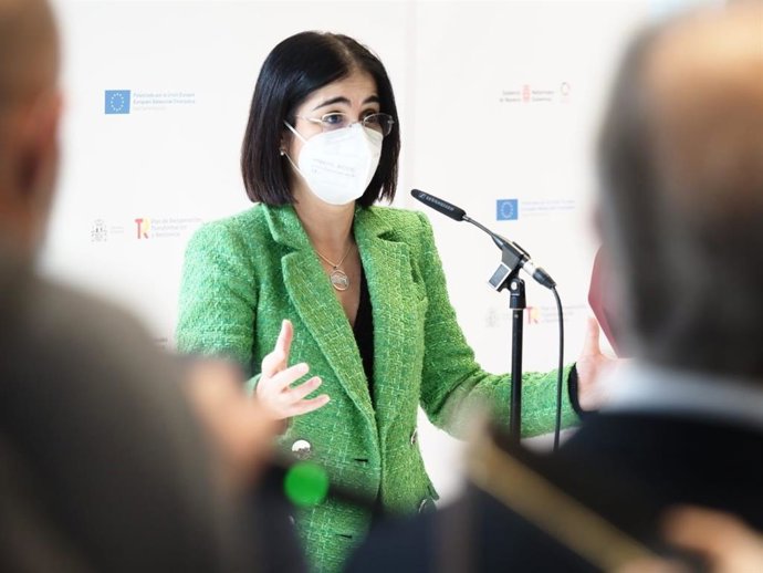 La ministra de Sanidad, Carolina Darias