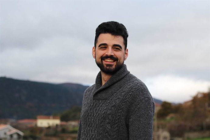 El cabeza de candidatura por Tecer Galicia, Borja San Ramón, para optar a la dirección de gallega Podemos