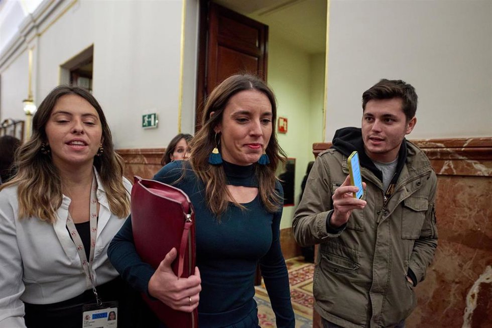 La ministra de Igualdad, Irene Montero