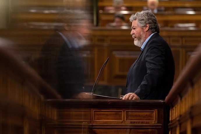 El diputado de Unidas Podemos y coordinador de Alianza Verde, Juantxo López de Uralde