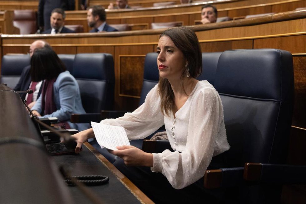 La ministra de Igualdad, Irene Montero.