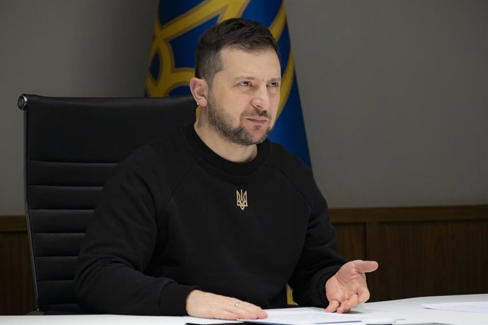 El presidente ucraniano, Volodimir Zelenski.