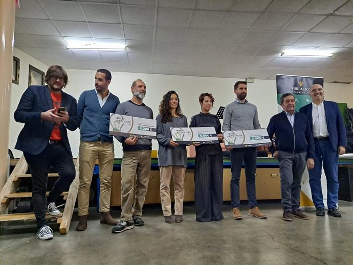 Fundación Caja Rural de Aragón y Embou entregan los premios Emprende Rural 2022