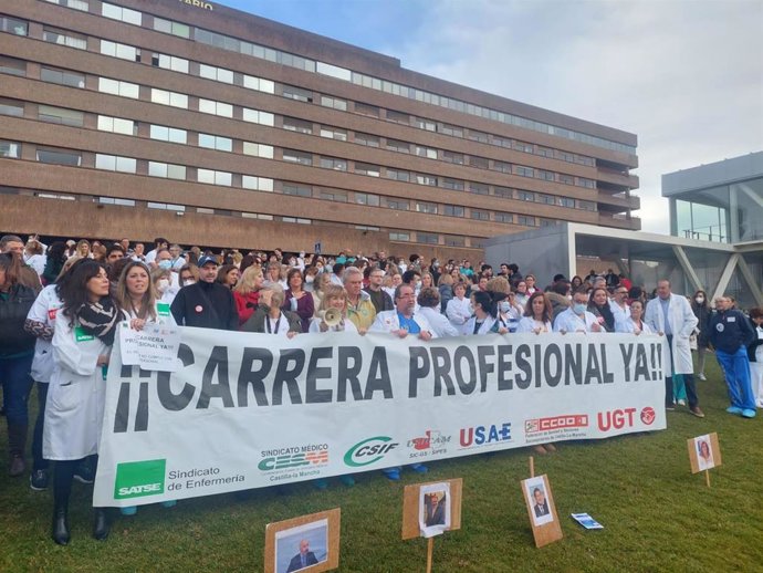 Movilizaciones de los sanitarios para pedir la carrera sanitaria.