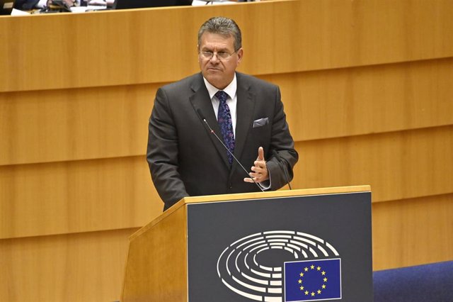 El vicepresidente de la Comisión Europea responsable de las relaciones con Reino Unido, Maros Sefcovic.