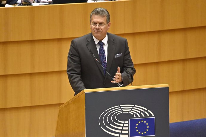 El vicepresidente de la Comisión Europea responsable de las relaciones con Reino Unido, Maros Sefcovic.