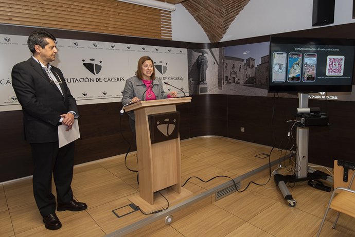 Presentación de la App para visitar los conjuntos históricos de la provincia de Cáceres