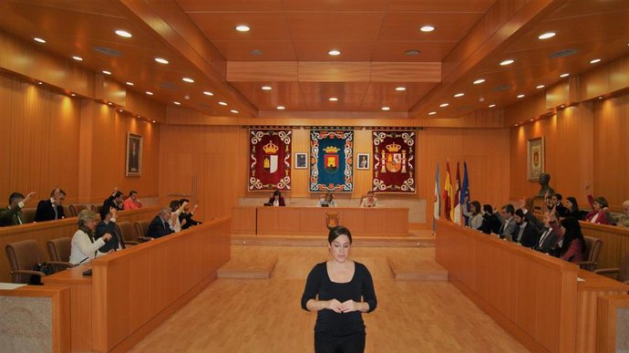 Pleno en el Ayuntamiento de Talavera