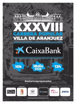 Más de 5.000 corredores participan este domingo en la XXXVIII Carrera Popular Villa de Aranjuez.
