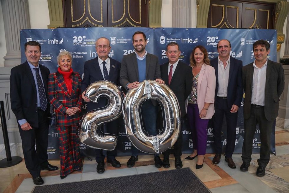 20 Aniversario Del Premio Junior Del Instituto Municipal Para La Formación Y El Empleo (IMFE) De Málaga.