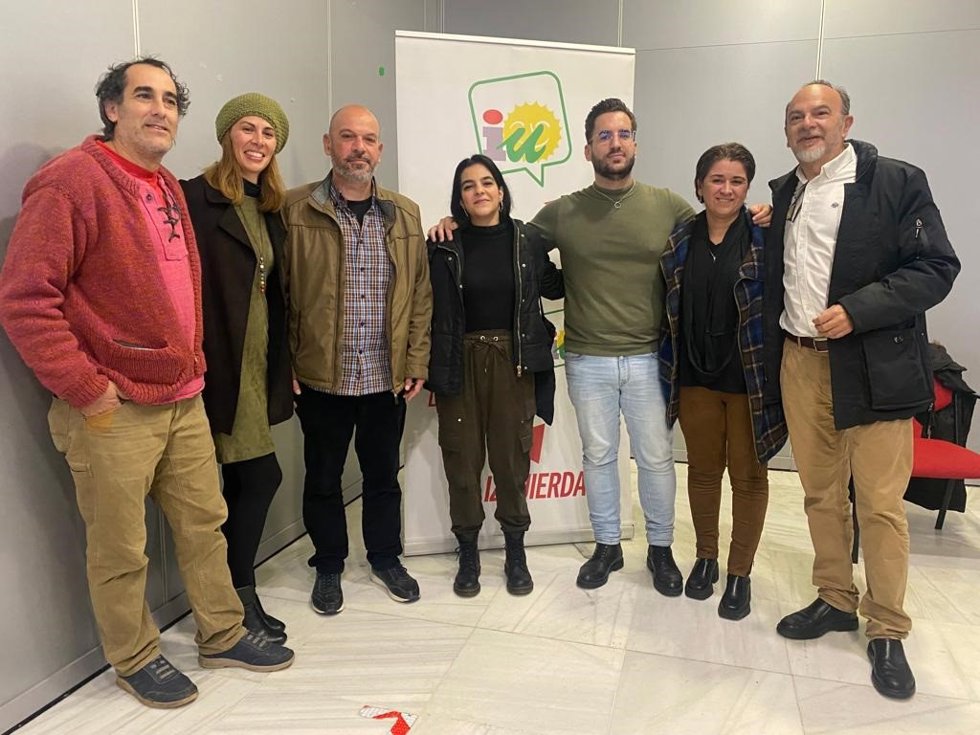 Varios de los candidatos elegidos por IU para integrarse en la lista de 'Hacemos Córdoba' para las municipales.