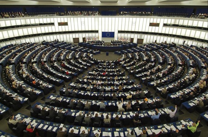 Imagen de archivo del Parlamento Europeo.  