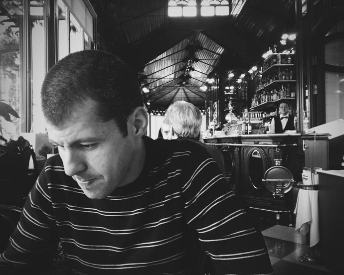 El escritor Manu Gálvez.