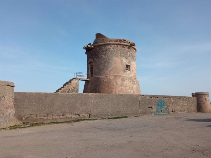 Archivo - Torreón de San Miguel en Cabo de Gata (Almería).