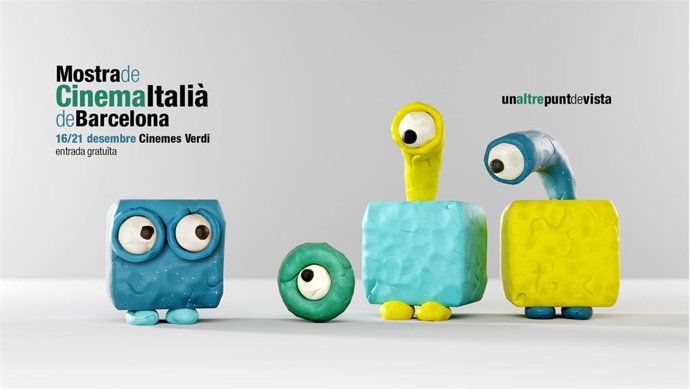 Cartel de la Mostra de Cinema Itali de Barcelona (MCIB)