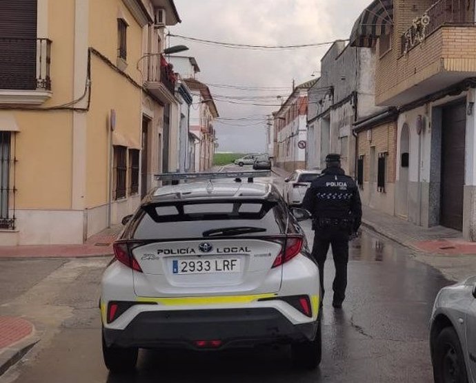 La Policía Local de Puente Genil (Córdoba).