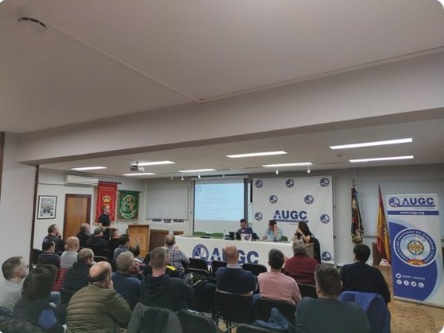 Asamblea General Electoral de AUGC Valladolid celebrada en dependencias de la Comandancia.