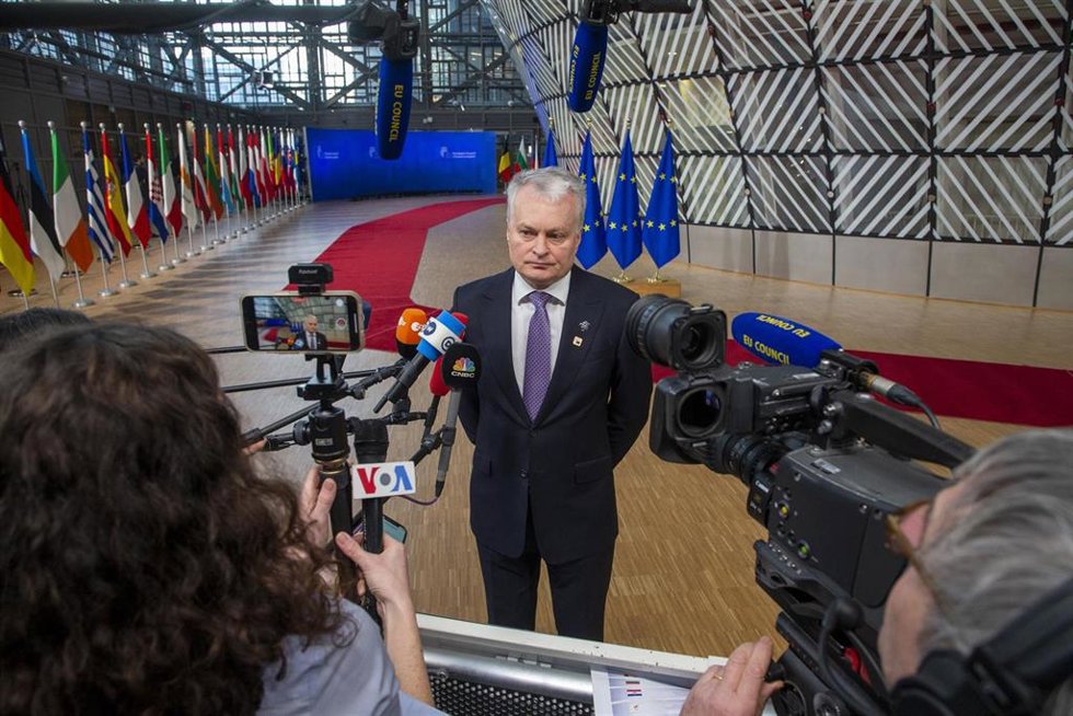 El presidente de Lituania, Gitanas Nauseda