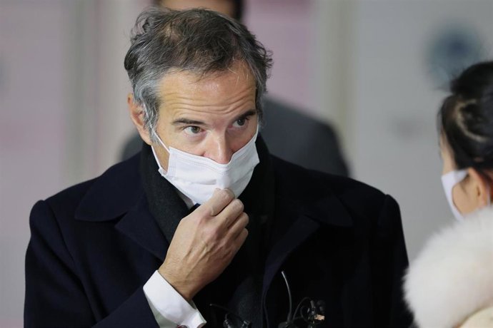 El director del Organismo Internacional de la Energía Atómica (OIEA), Rafael Grossi, en Corea del Sur