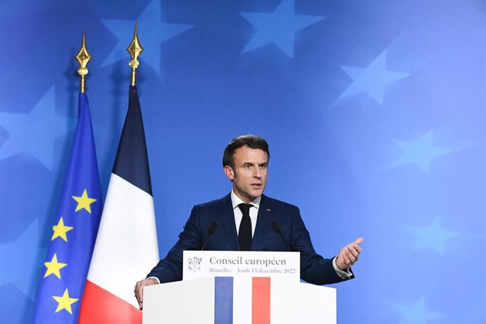 El presidente francés, Emmanuel Macron