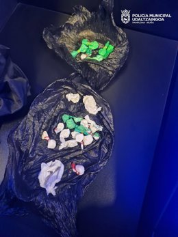 Imagen de las sustancias incautadas