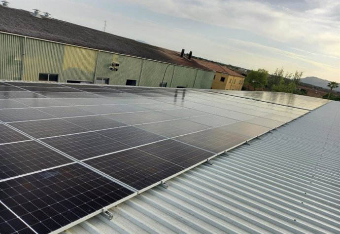 Planta fotovoltaica de autoconsumo instalada en Més Blanca, en Sa Pobla.