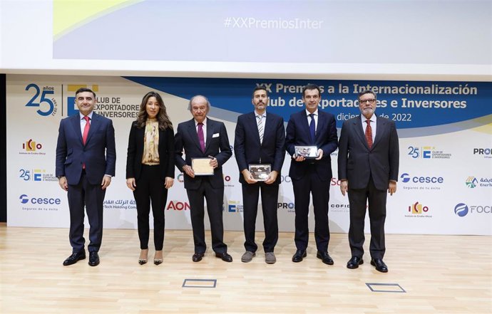 Acto de entrega de los XX Premios a la Internacionalización