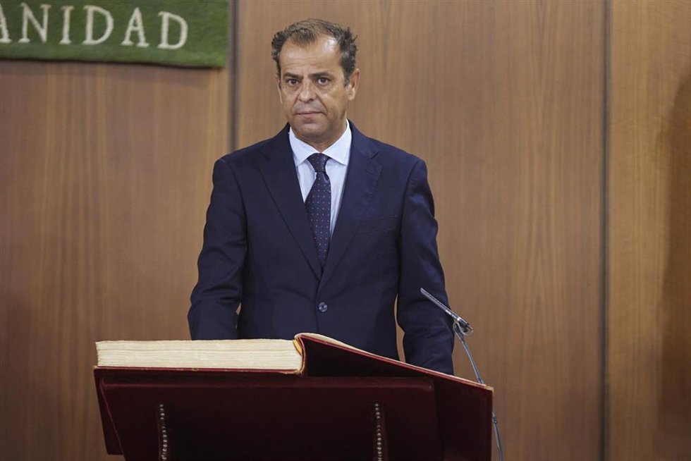 Archivo - El director general de la RTVA, Juande Mellado, en una imagen de 19 de octubre de este año, durante su toma de posesión.