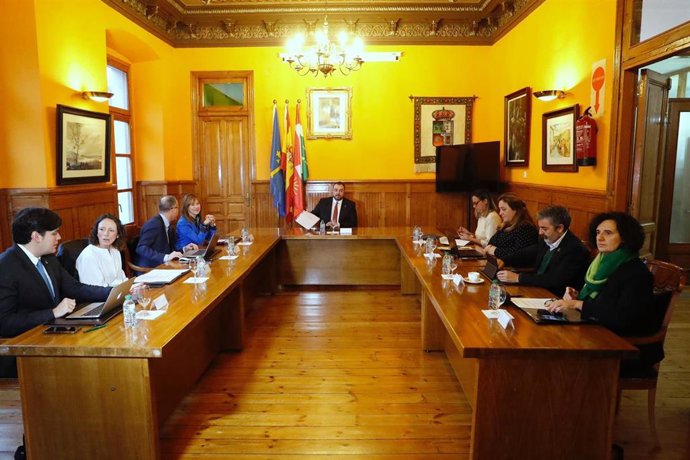 Reunión del Consejo de Gobierno celebrada en Aller