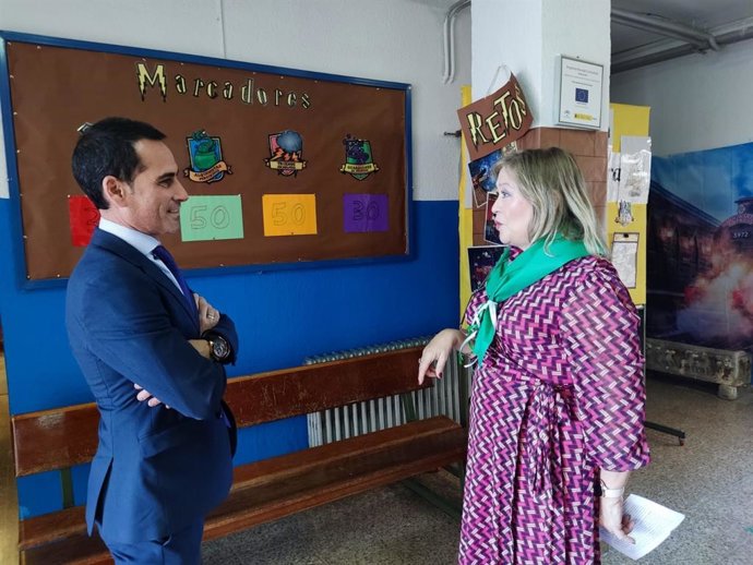 Visita al colegio Pedro Corchado.
