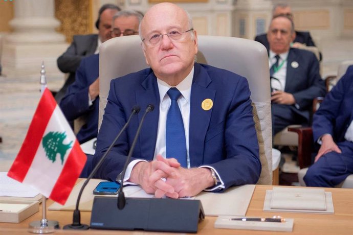 El primer ministro en funciones de Líbano, Nayib Mikati