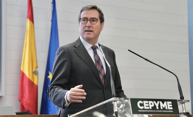 El presidente de CEOE, Antonio Garamendi, en una imagen de archivo.