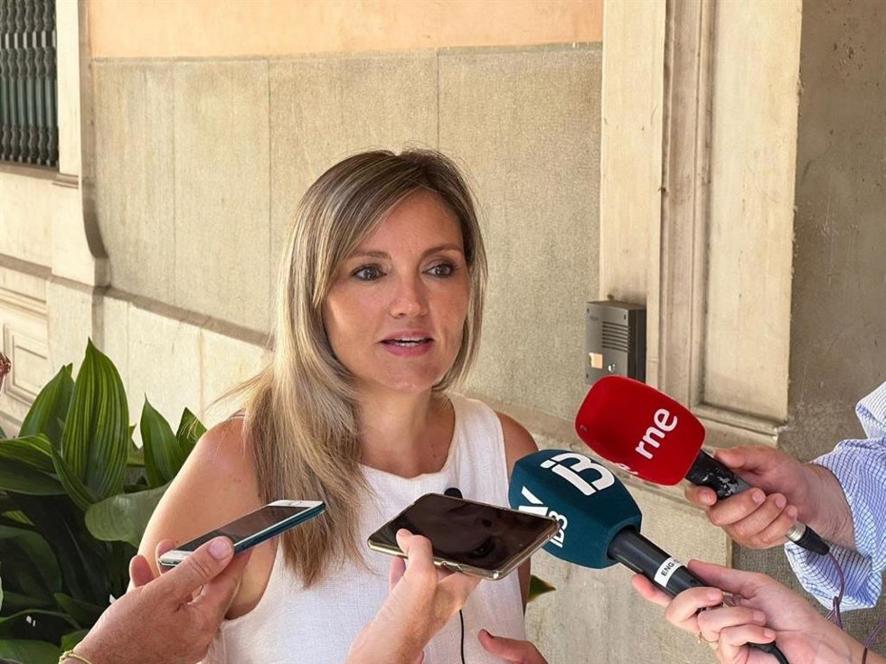 Archivo - La coordinadora autonómica de Ciudadanos (Cs) en Baleares, Patricia Guasp, en declaraciones a los medios.