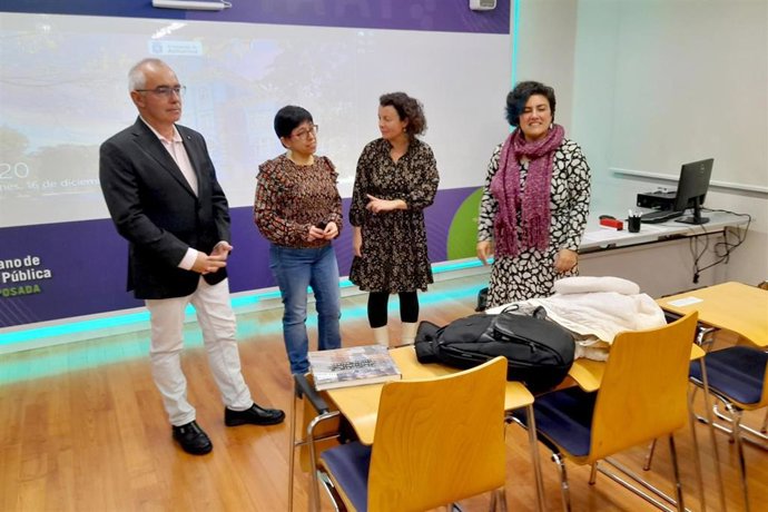 Antón García, a la esquierda.