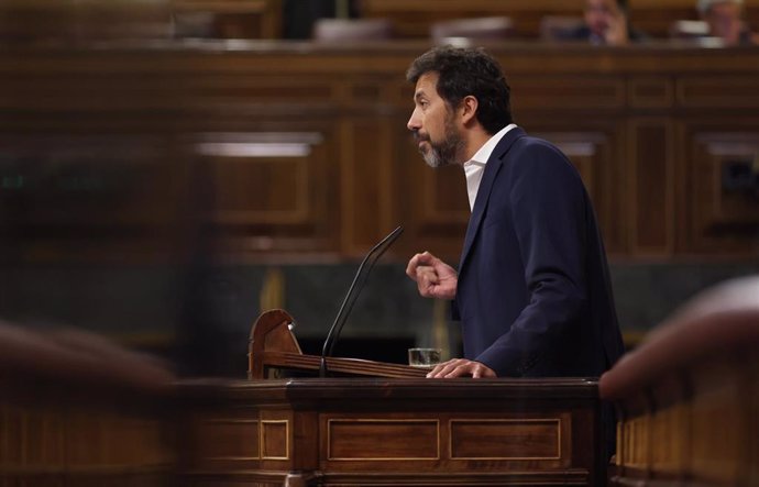 Archivo - Arquivo - O vicepresidente primeiro da Comisión, Antonio Gómez-Reino Varela, intervén na terceira xornada da 26 edición do Debate sobre o Estado da Nación, no Congreso dos Deputados, a 14 de xullo de 2022, en Madrid (España).