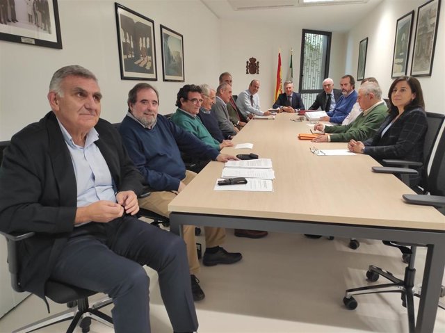 Reunión de los magistrados de la Audiencia Provincial de Córdoba para unificar criterios y decidir sobre la Ley del 'sólo sí es sí'.
