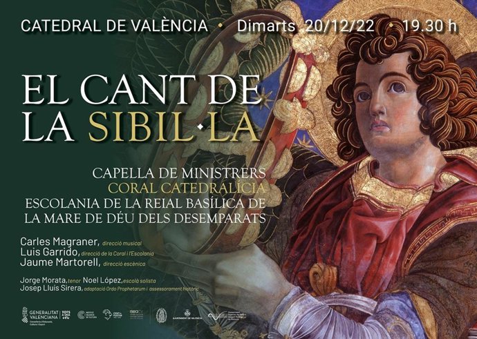 El 'Cant de la Sibilla' torna a la Catedral de Valncia després de dos anys d'absncia per la pandmia