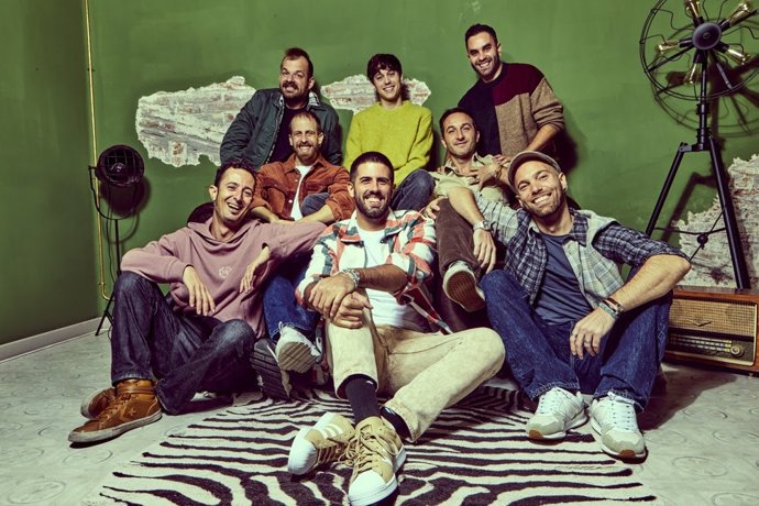 Imatge del grup La Pegatina 