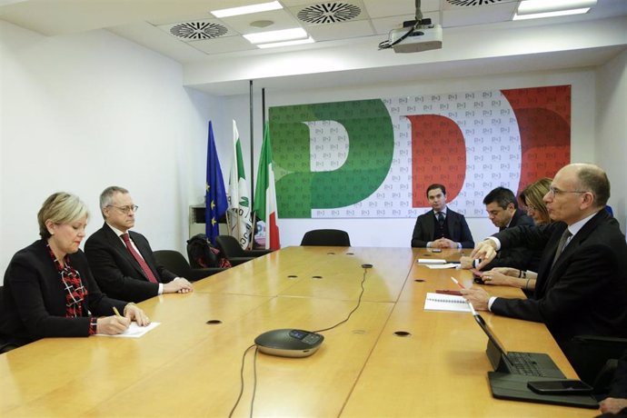 Reunión del Partido Democrático italiano (Archivo)