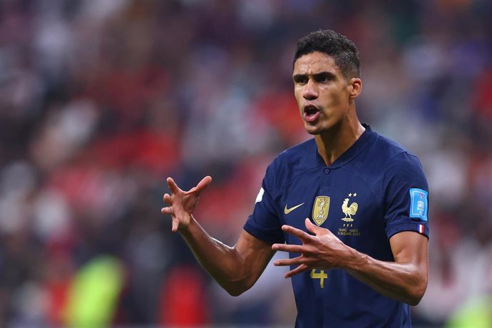 El jugador de la selección francesa Raphael Varane 