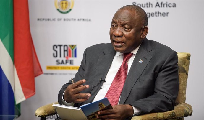 El presidente de Sudáfrica, Cyril Ramaphosa