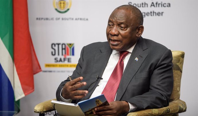 El presidente de Sudáfrica, Cyril Ramaphosa