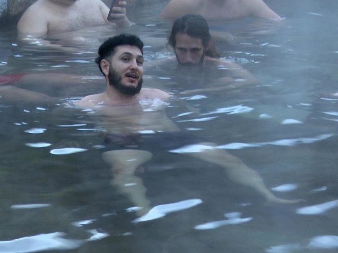 OMAR MONTES EN LAS INSTALACIONES TERMALES DE OUTARIZ