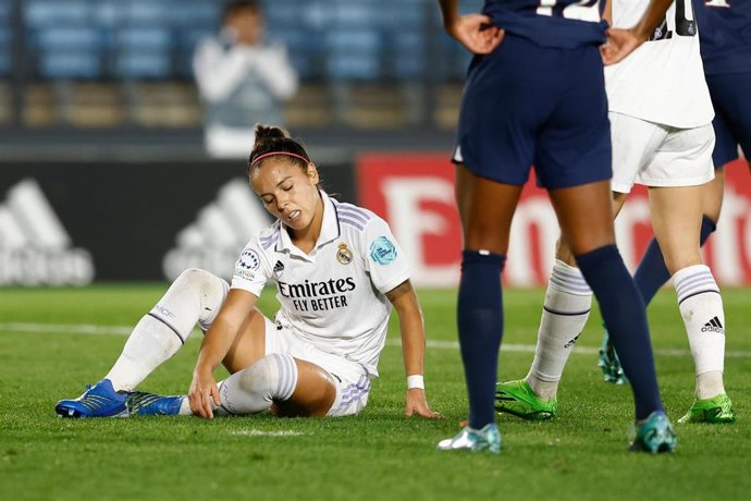 Archivo - La jugadora del Real Madrid Claudia Zornoza 